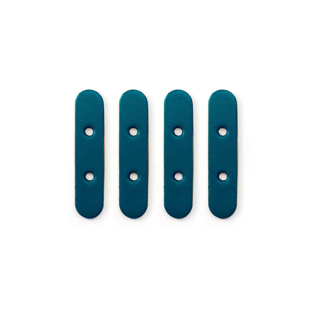 Miyako - Verstärkungen für Taschenhenkel (4-er Set) in Petrol/Canard
