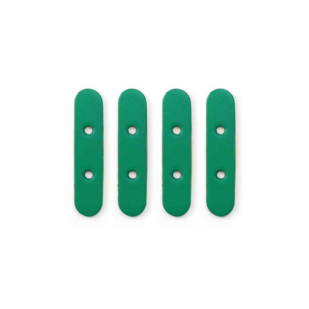 Miyako - Verstärkungen für Taschenhenkel (4-er Set) in Apfelgrün/Menthe