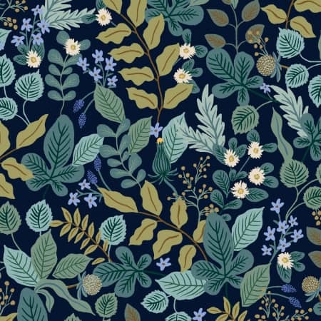 Rifle Paper Co. - Vintage Garden - Verte - Navy Rayon/Viskose
