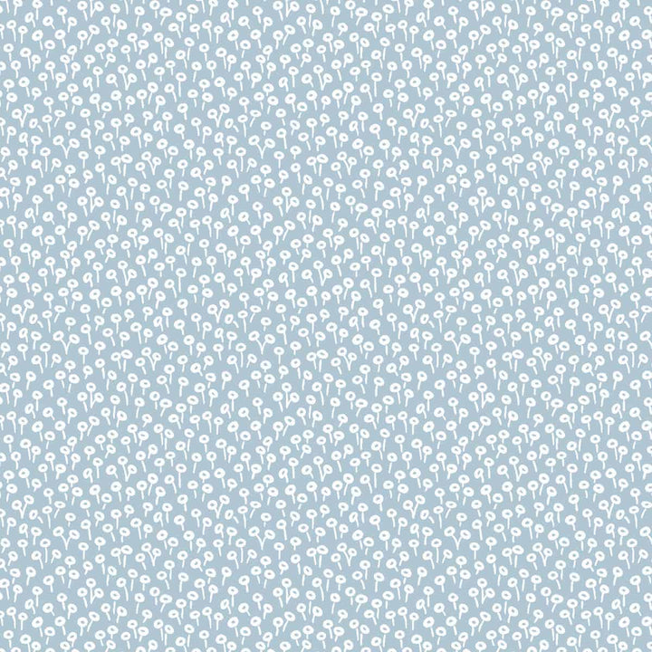 Schrägband Rifle Paper Co. Tapestry Dots in Blau 25mm