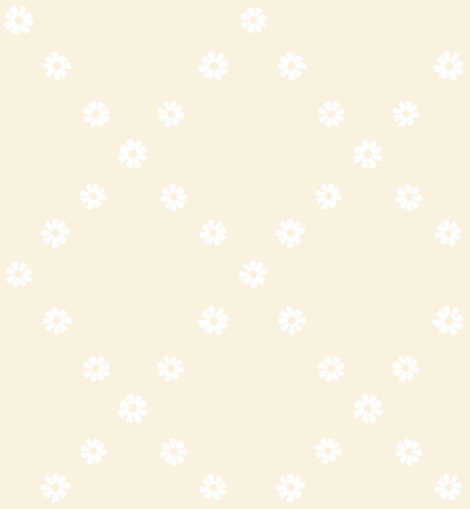 Ruby Star Society - Best Day Ever - Diamond Flowers in White on Natural