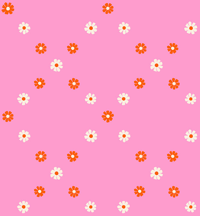 Ruby Star Society - Best Day Ever - Diamond Flowers in Flamingo