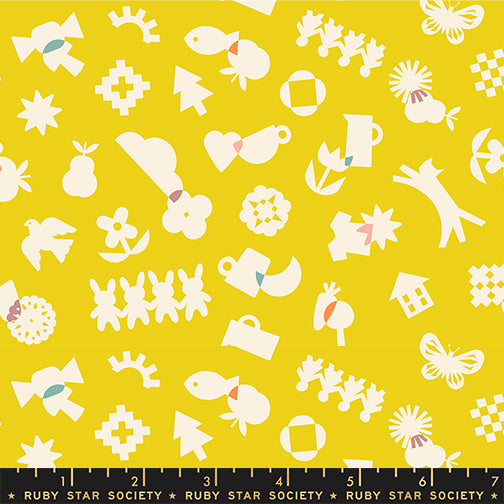 Ruby Star Society - Rashida Coleman Hale - Paper Cuts 2 - All Goods in Starfruit