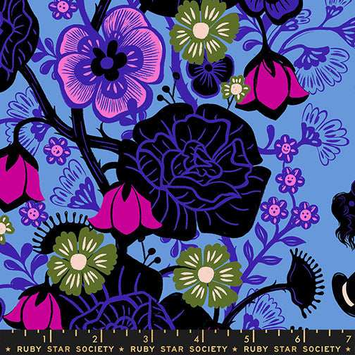 Ruby Star Society - Sarah Watts - Hello Alice - Rabbit Hole in Lindley Blue
