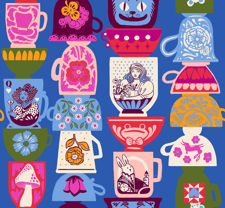 Ruby Star Society - Sarah Watts - Hello Alice - Tea Party in Blue Ribbon