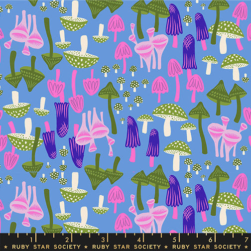 Ruby Star Society - Sarah Watts - Hello Alice - Mushroom Land in Lindley Blue