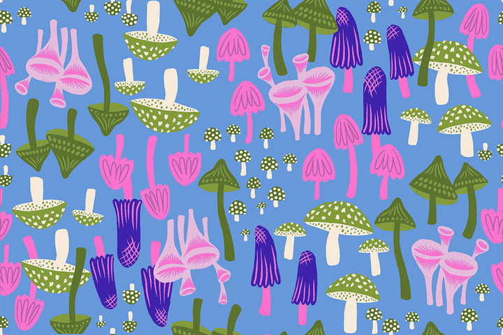 Ruby Star Society - Sarah Watts - Hello Alice - Mushroom Land in Lindley Blue
