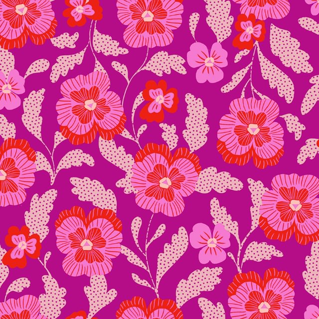 Ruby Star Society - Sarah Watts - Hello Alice - Violets in Berry