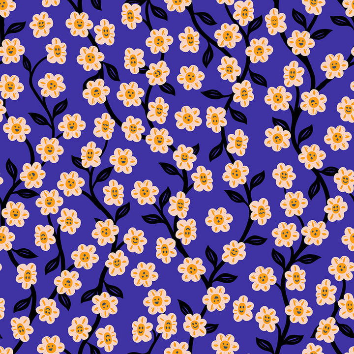 Ruby Star Society - Sarah Watts - Hello Alice - Chatty Garden in Blacklight