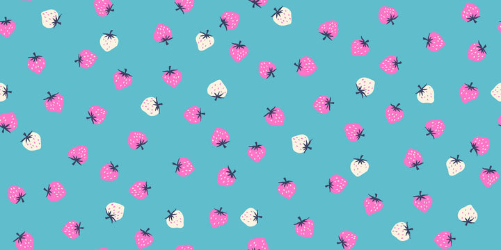 Ruby Star Society - Kimberly Kight - Strawberry - Strawberry Toss in Turquoise