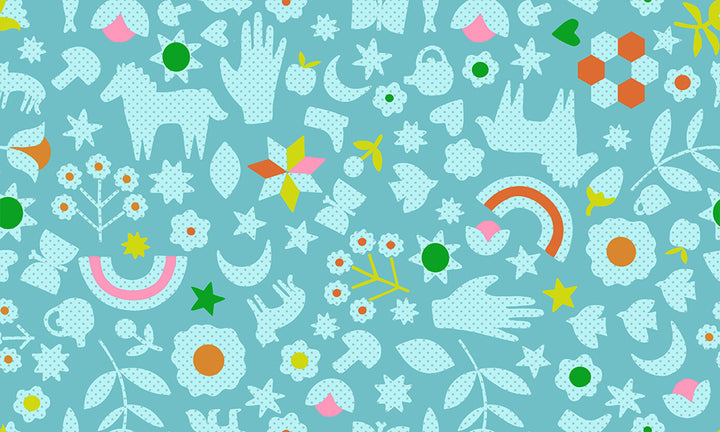 Ruby Star Society - Alexia Abegg - Catnap - Little Luck in Turquoise