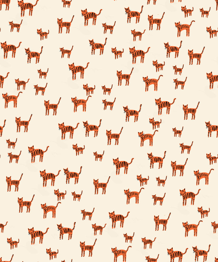 Ruby Star Society - Alexia Abegg - Catnap - Tiger Stripes in Orange