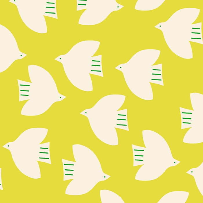 Ruby Star Society - Alexia Abegg - Catnap - Birds in Citron