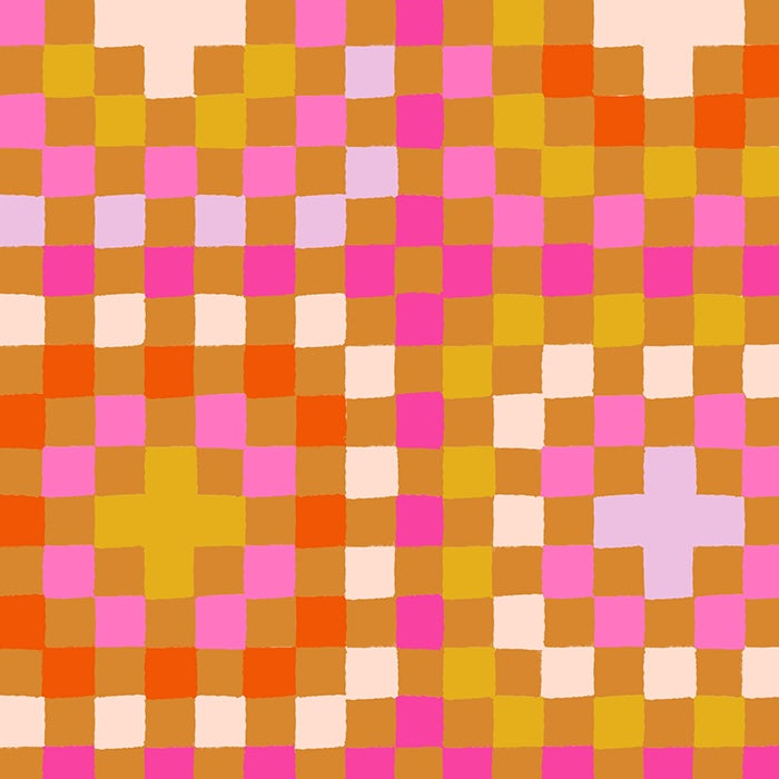 Ruby Star Society - Alexia Abegg - Catnap - Granny Square in Caramel (Rayon/Viskose)