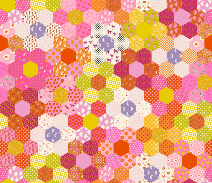 Ruby Star Society - Alexia Abegg - Catnap - Flower Garden in Thistle (extrabreiter Rückseitenstoff)