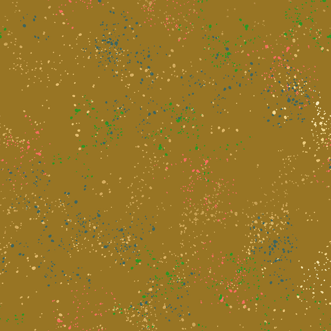 Speckled in Metallic Suede