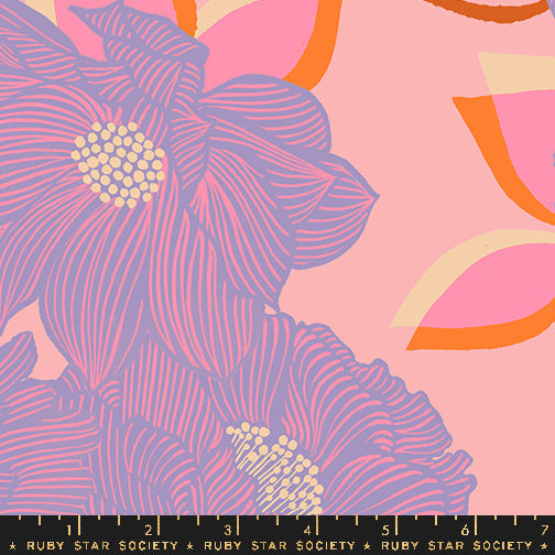 Ruby Star Society - Favorite Flowers - Blooming Wideback in Balmy (Extrabreiter Rückseitenstoff)