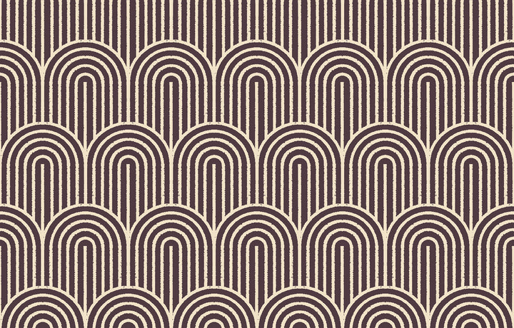 Ruby Star Society - Geometry - Hump Day in Eggplant (Canvas)