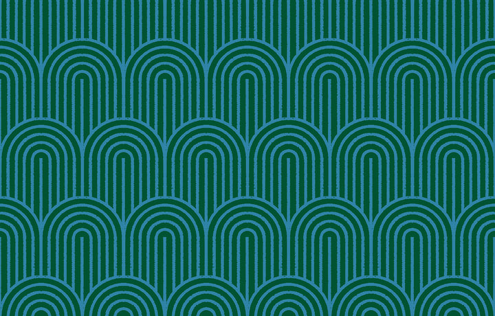 Ruby Star Society - Geometry - Hump Day in Jade (Canvas)