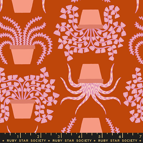 Ruby Star Society - Collaborative Collection - Calathea - Planties in Cayenne