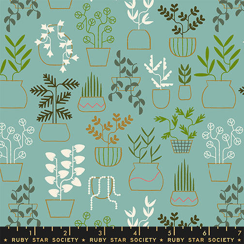 Ruby Star Society - Collaborative Collection - Calathea - Plant Life in Watercress