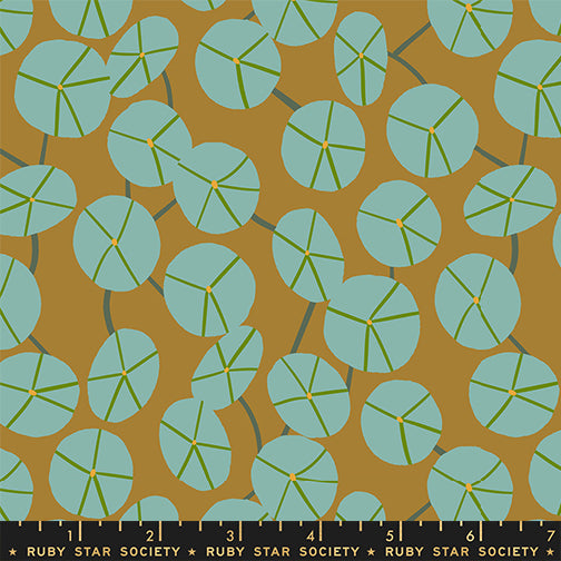 Ruby Star Society - Collaborative Collection - Calathea - Pilea in Suede