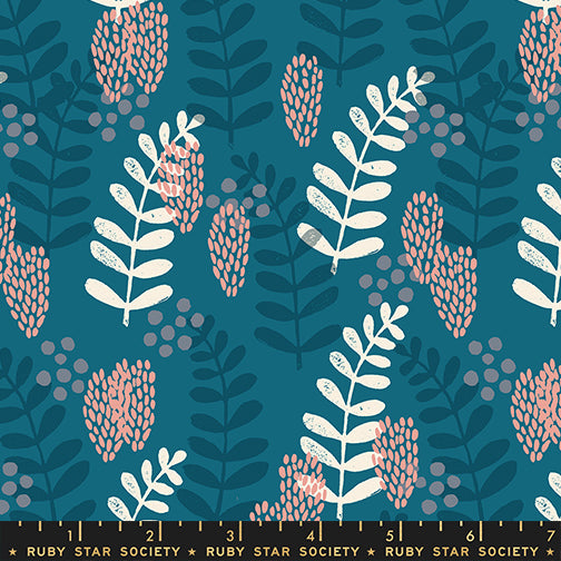 Ruby Star Society - Jen Hewett - Reimagined Landscapes - Fern Dell in Teal