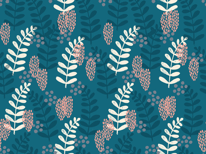 Ruby Star Society - Jen Hewett - Reimagined Landscapes - Fern Dell in Teal