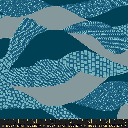 Ruby Star Society - Jen Hewett - Reimagined Landscapes - Lands End in Teal