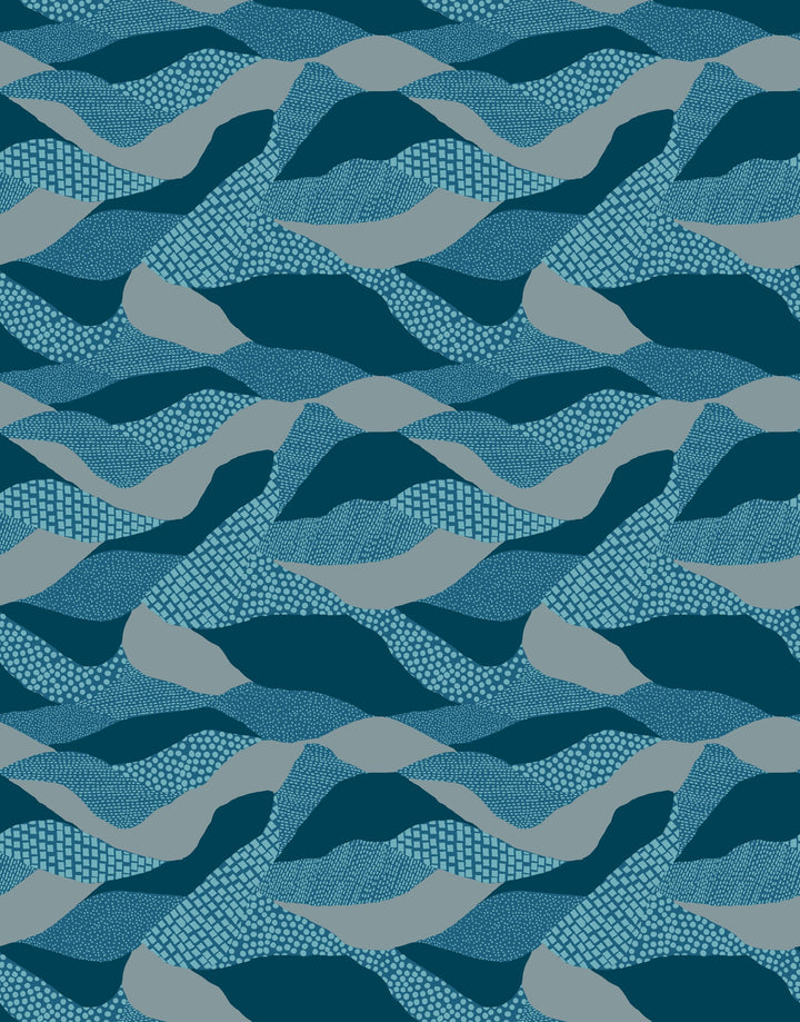 Ruby Star Society - Jen Hewett - Reimagined Landscapes - Lands End in Teal