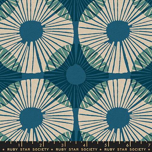 Ruby Star Society - Jen Hewett - Reimagined Landscapes - Superbloom in Teal (Canvas)