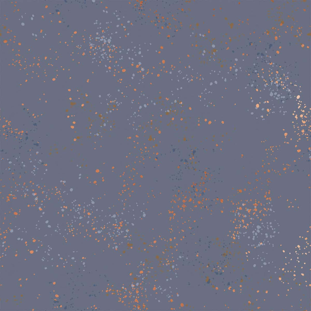 Speckled Denim Metallic-Kupfer