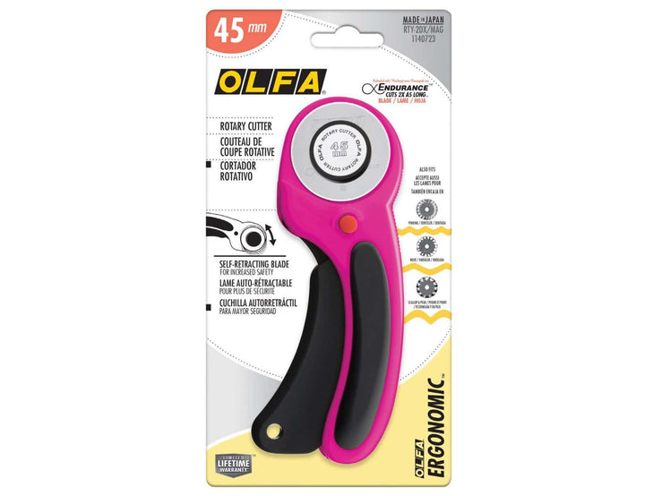 Olfa Rollschneider Economic 45mm in Pink