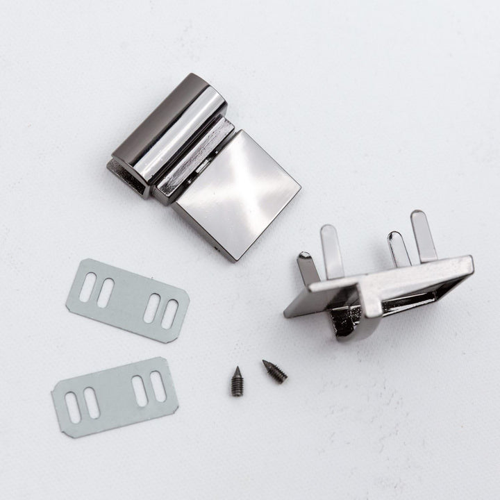 Steckschloss "Rügen" in Gunmetal (25mm breit)