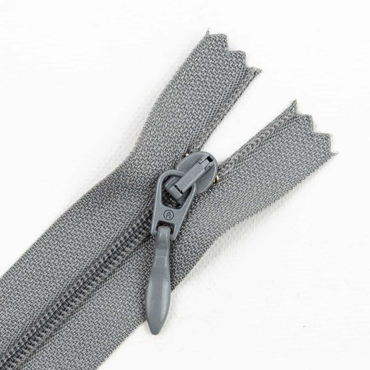 5-er Set hochwertige Kunststoff-Reißverschlüsse 50 cm Galactic Grey
