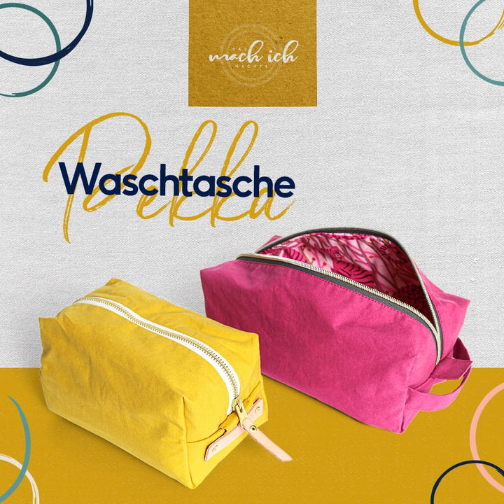 Nähanleitung - Waschtasche Pekka