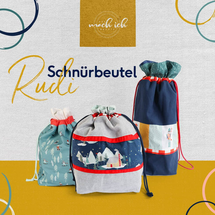 Nähanleitung - Schnürbeutel Rudi-Deluxe