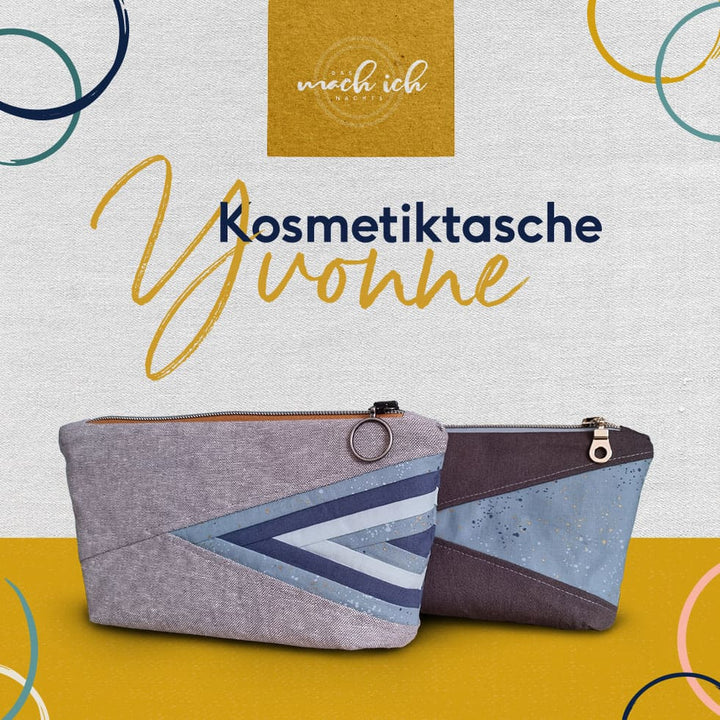 Nähanleitung  Kosmetiktasche Yvonne