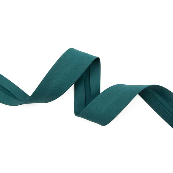 Schrägband Pure Solids in Evergreen 25 mm