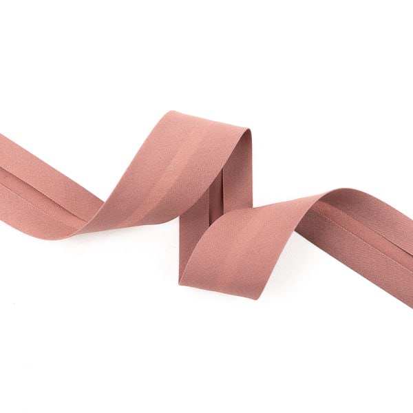 Schrägband Pure Signature Solids in Thistle 25mm
