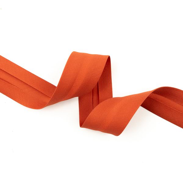 Schrägband Pure Signature Solids in Poppy 25mm