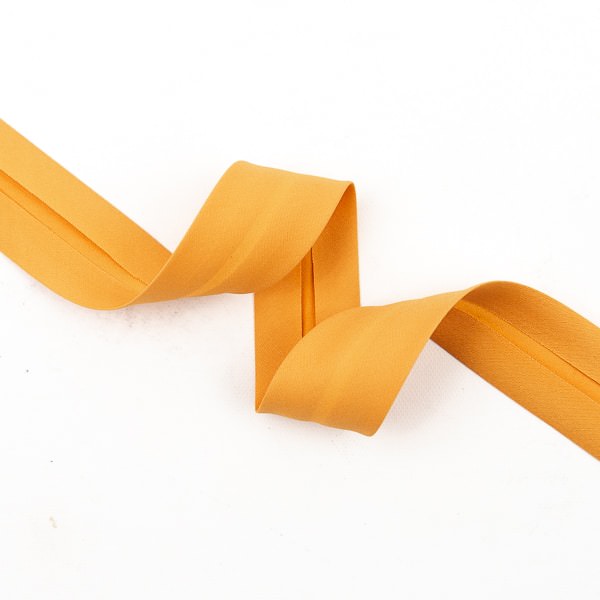 Schrägband Pure Signature Solids in Queen Bee 25mm