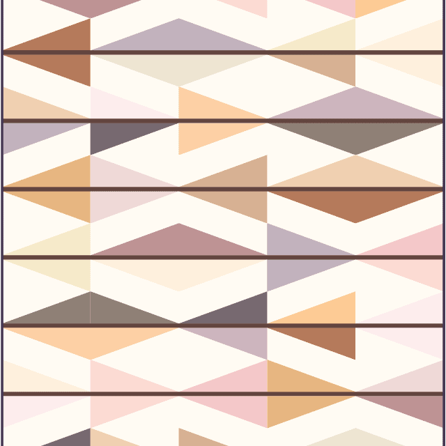 Papier Schnittmuster "Pointed Path" von Taren Studios