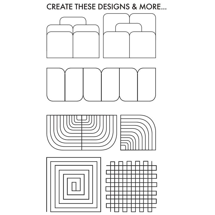 Creative Grids Rulerwork Lineal - Shorty