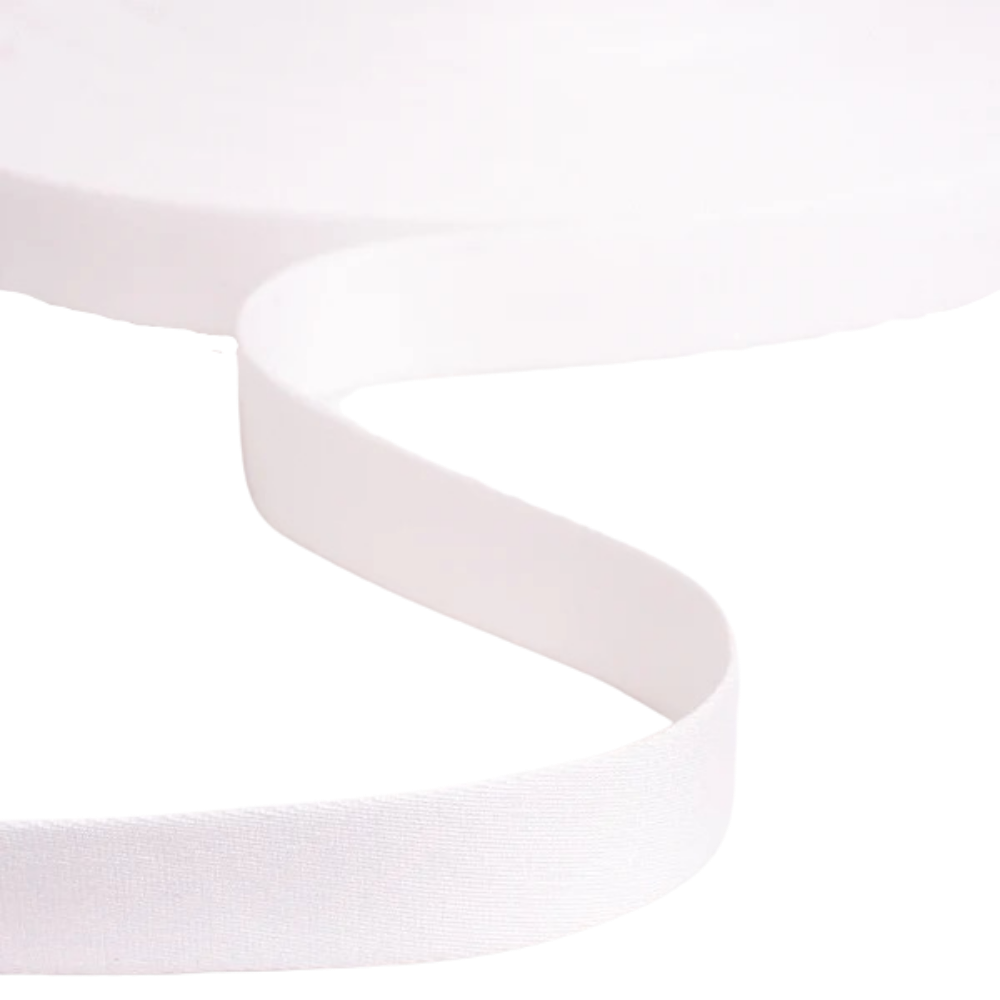 Gurtband Solid 30mm - Weiss/Snow (glatt)