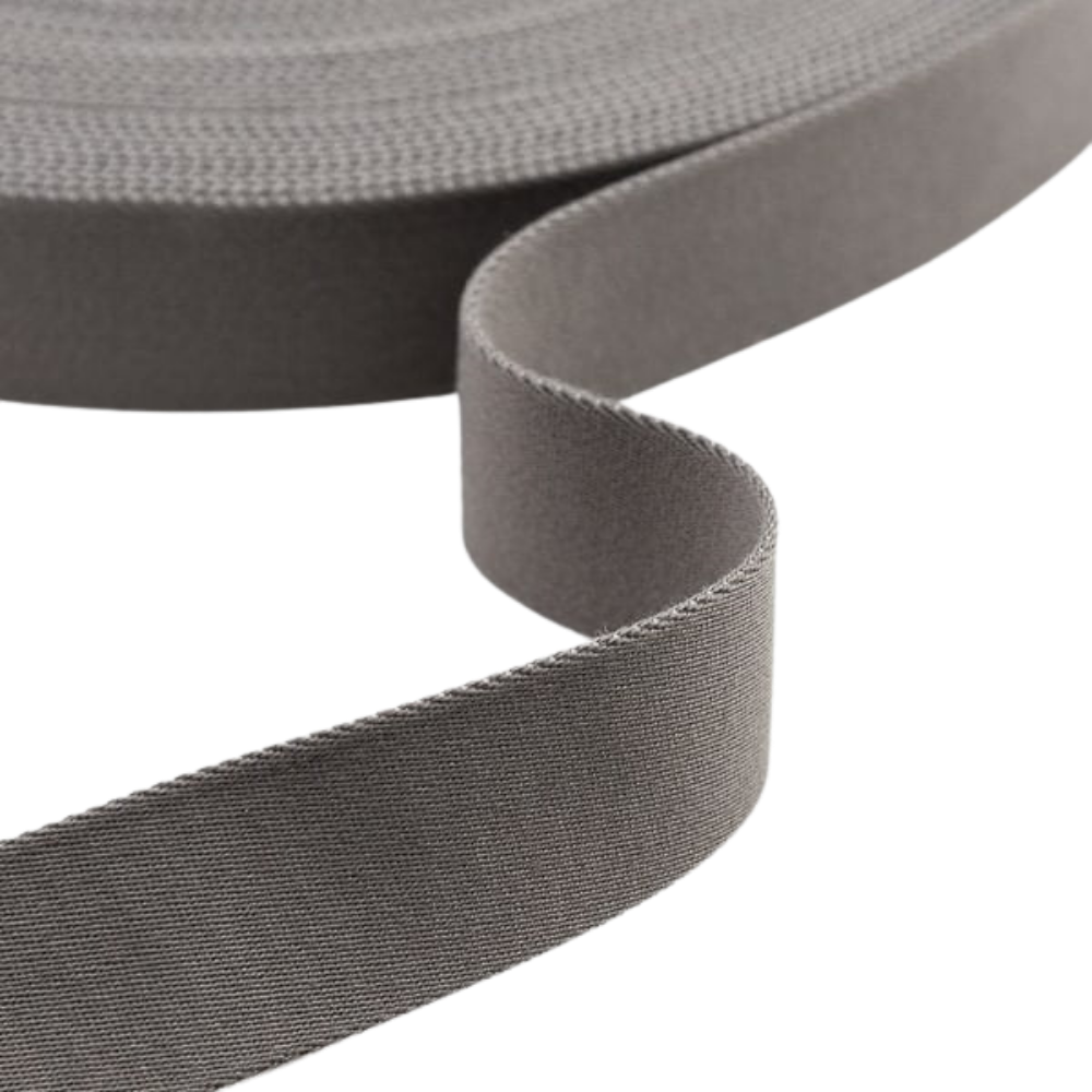 Gurtband Solid 40mm in Ash (glatt)
