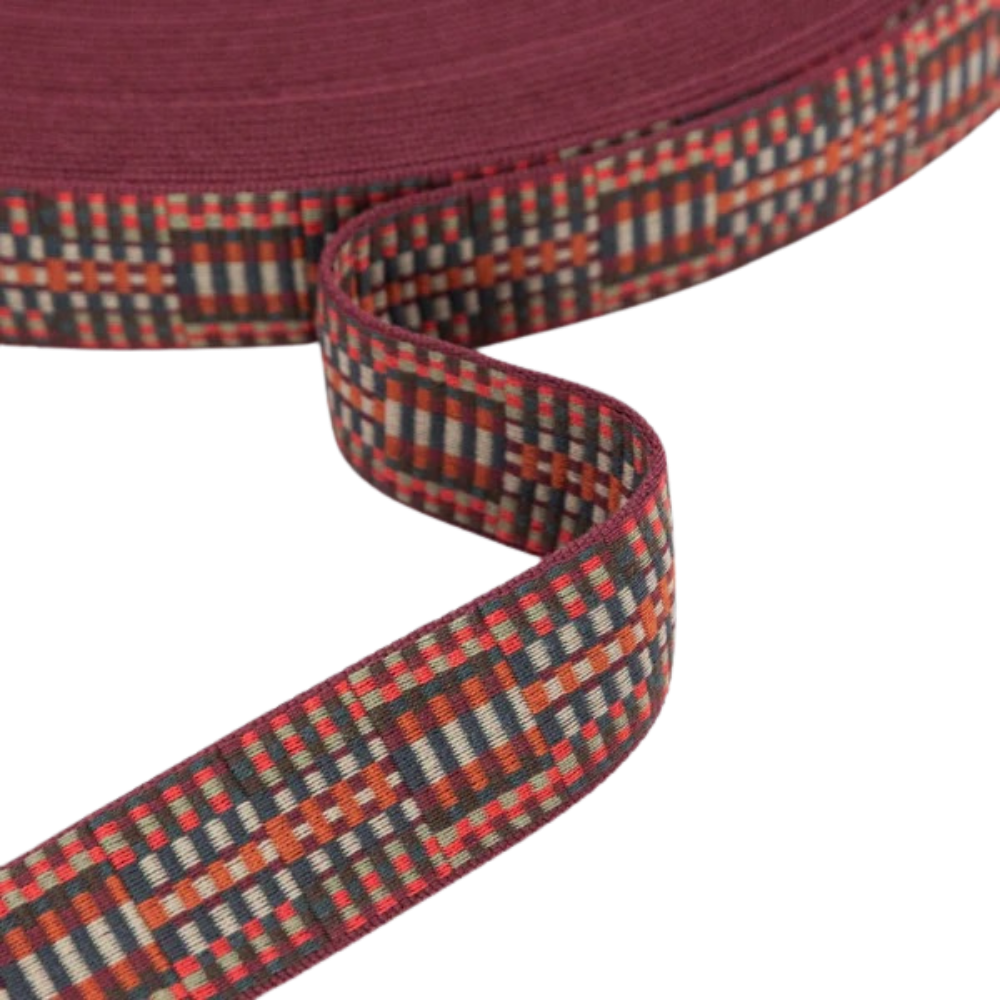 Gurtband Premium Flechtoptik 40mm - in Bunt