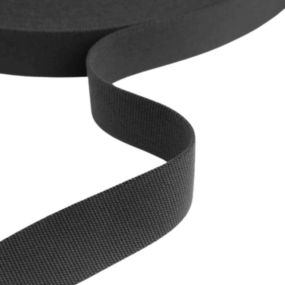 Gurtband einfarbig 40mm - Lava Rock