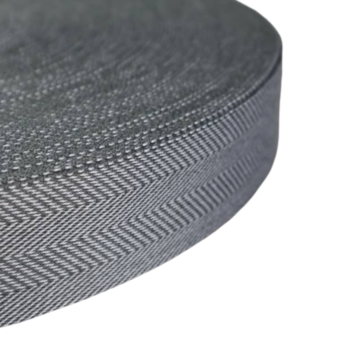 Gurtband Premium Fischgrät 40mm in Forest Ash/Magnetism