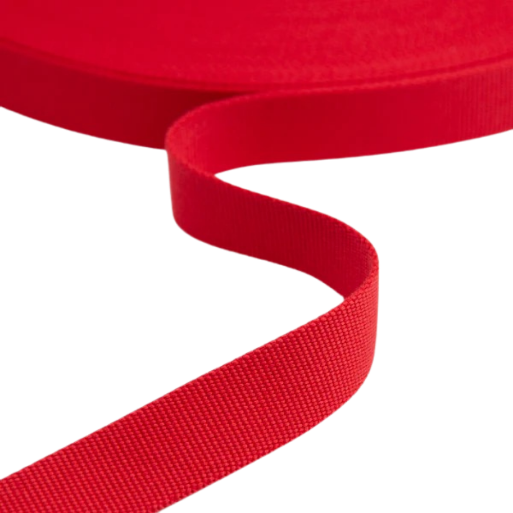 Gurtband einfarbig 30mm - Ruby
